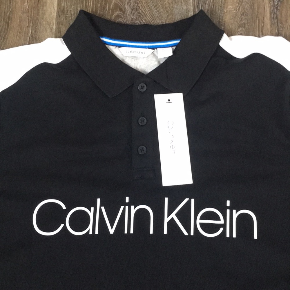 Black polo type shirt